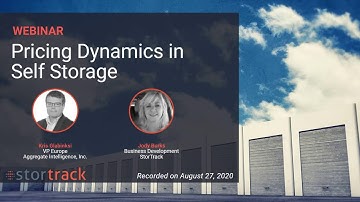 StorTrack Webinar: Pricing Dynamics in Self-Storage