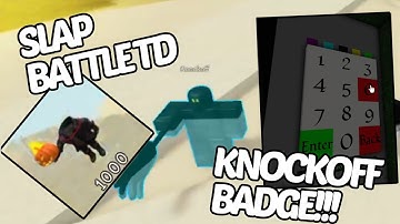 How to get the Ultimate Code Breaker Badge in Slap Battles Tower Defense V2!