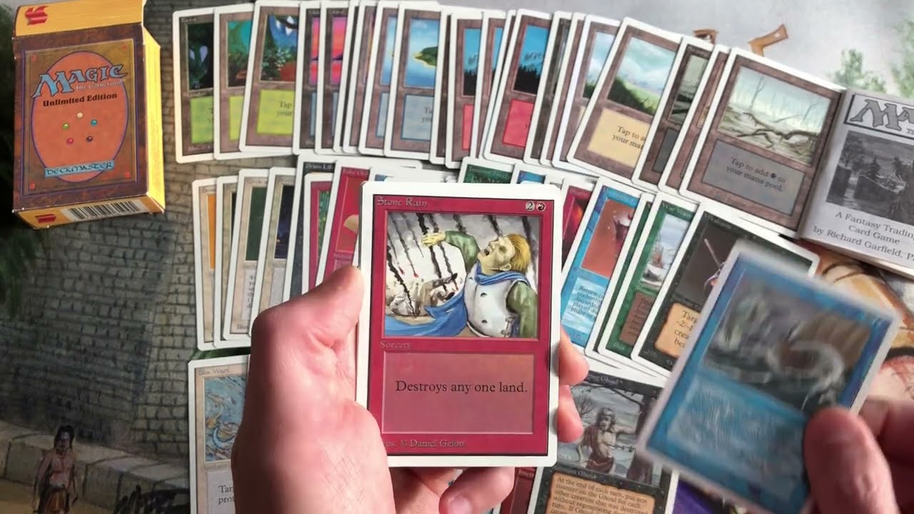 1993 MtG Unlimited Edition Starter Deck Unboxing - YouTube