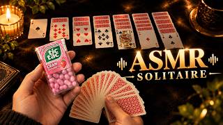 Quiet ASMR Solitaire + chewing TicTak  - Will I be able to solve this ? -  Tref playing card screenshot 3