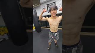 高校生プロボクサー筋肉💪試合まで1ヶ月わくわく