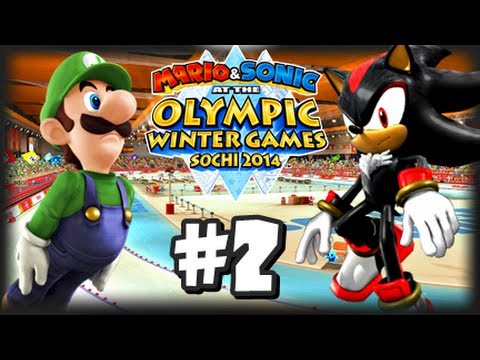Mario & Sonic At the 2014 Sochi Winter Olympic Games - (1080p) Part 2