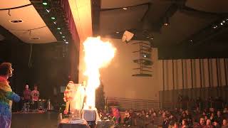 Rick Crosslin Science - Pillar of Fire at Science Claus 2023
