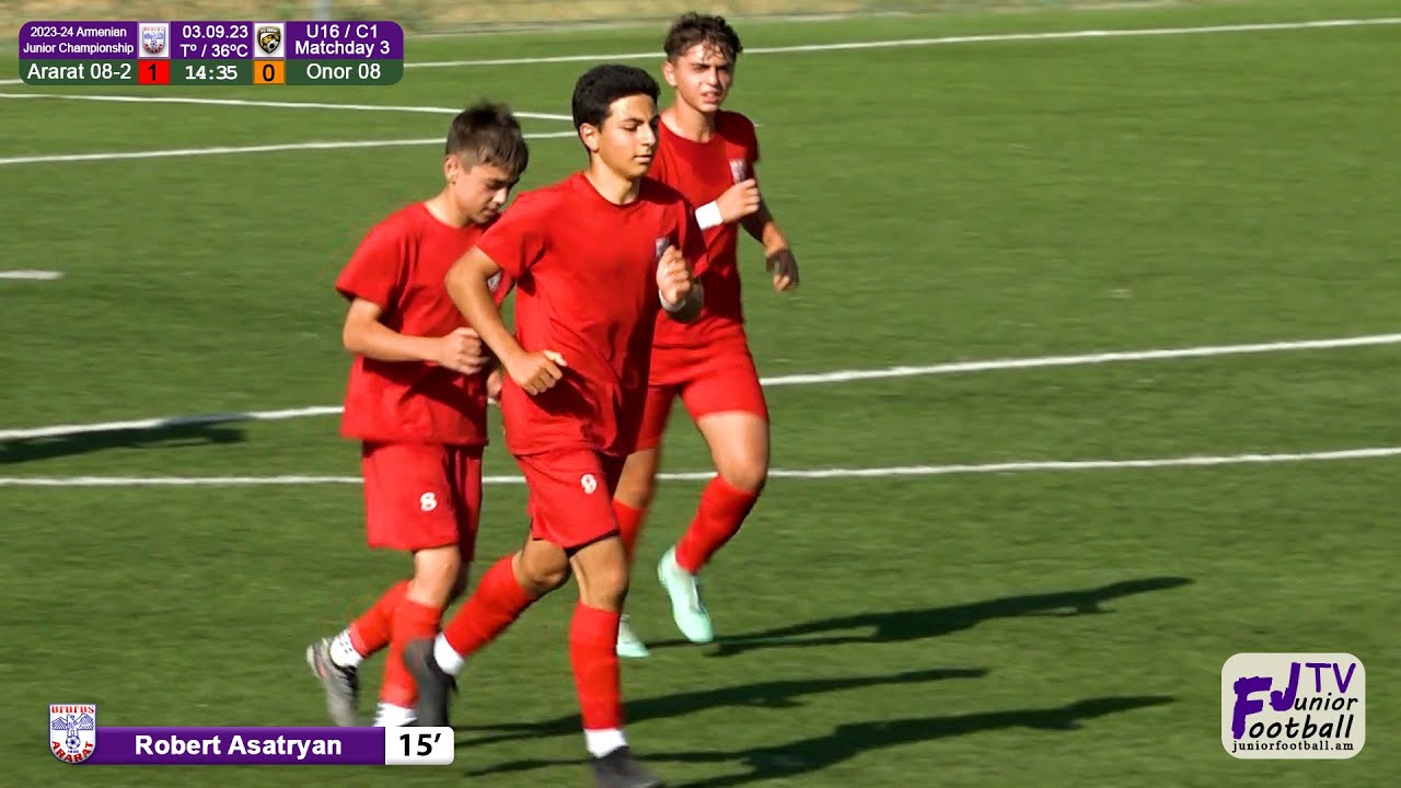 Ararat 08-2 (1-1) Onor 08 (03.09.23) 2023-24 AJC U16/C1, Matchday 3