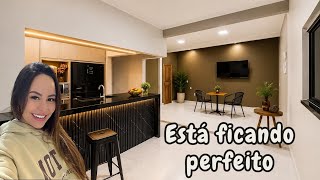 A PINTURA DA CASA ESTÁ FICANDO LINDA | SEGUNDA FASE DA PINTURA 