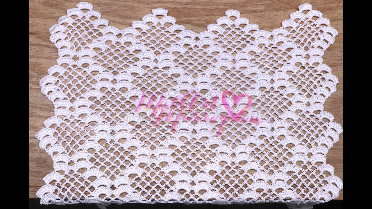 Mantel o Camino de Mesa Crochet  (cc)