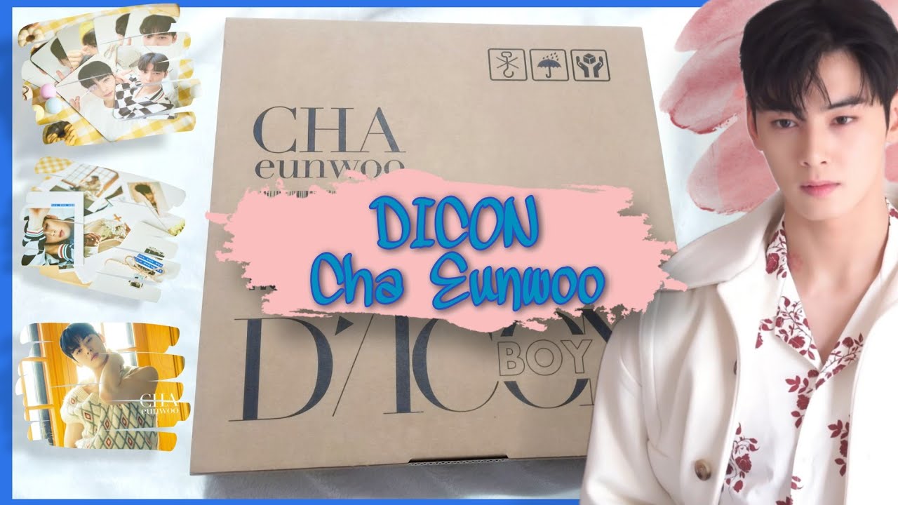 Unboxing: Dicon Boy Magazine - Cha Eunwoo (happyday:) - YouTube