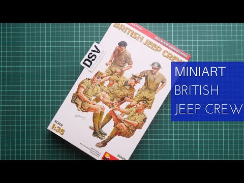 Video: MiniArt 35469 britská posádka džípu, Special Edition (1/35)