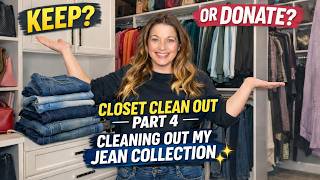 Decluttering My Jeans Collection | Closet Clean Out Part 4