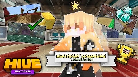 HiveMC Deathrun|Basic Maps Speedrun Compilation| Mobile