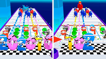 Merge Alphabet and Number Lore Run ❤️ Level 136-145 ❤️ iOS Android Gameplay