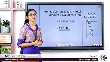 Grade 3 Mathematics Chapter 11 Class 7 Word Problems Multiplication & Division of money