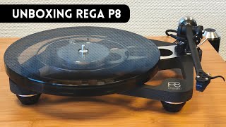 Unboxing Vinyl turntable REGA PLANAR 8