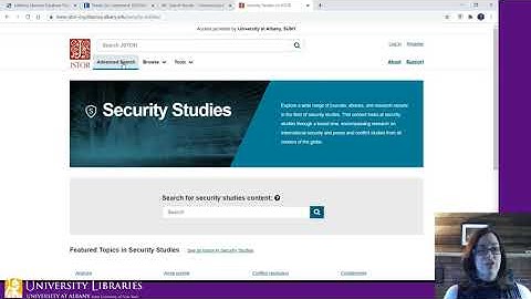 Searching in an Academic Database