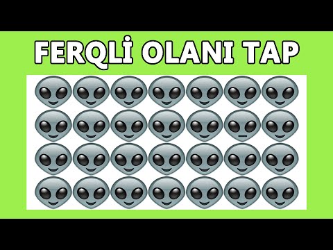 Fərqli Olanı Tap | Find The Different Emoji | Tapmacalar