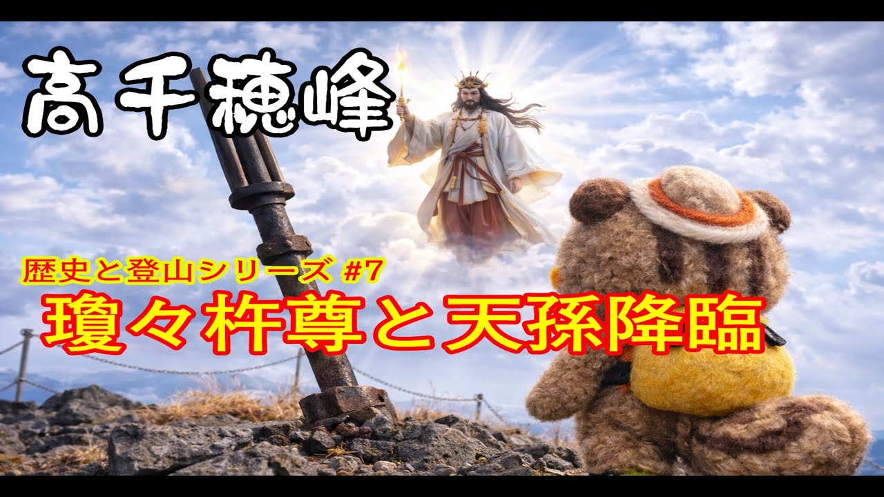 【歴史と登山 #7】高千穂峰（ニニギノミコトと天の逆鉾の伝説）