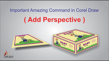 Important Amazing Command  (Add Perpectiev) in Corel Draw Tutorial by Amjad Graphics Designer
