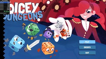 Dicey Dungeons - Warrior All Episodes (All Fights) Speedrun in 1:10:19