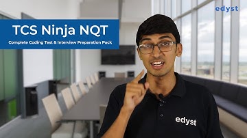 TCS Ninja NQT 2020 Prep | Edyst Complete Coding Test & Interview Prep Pack