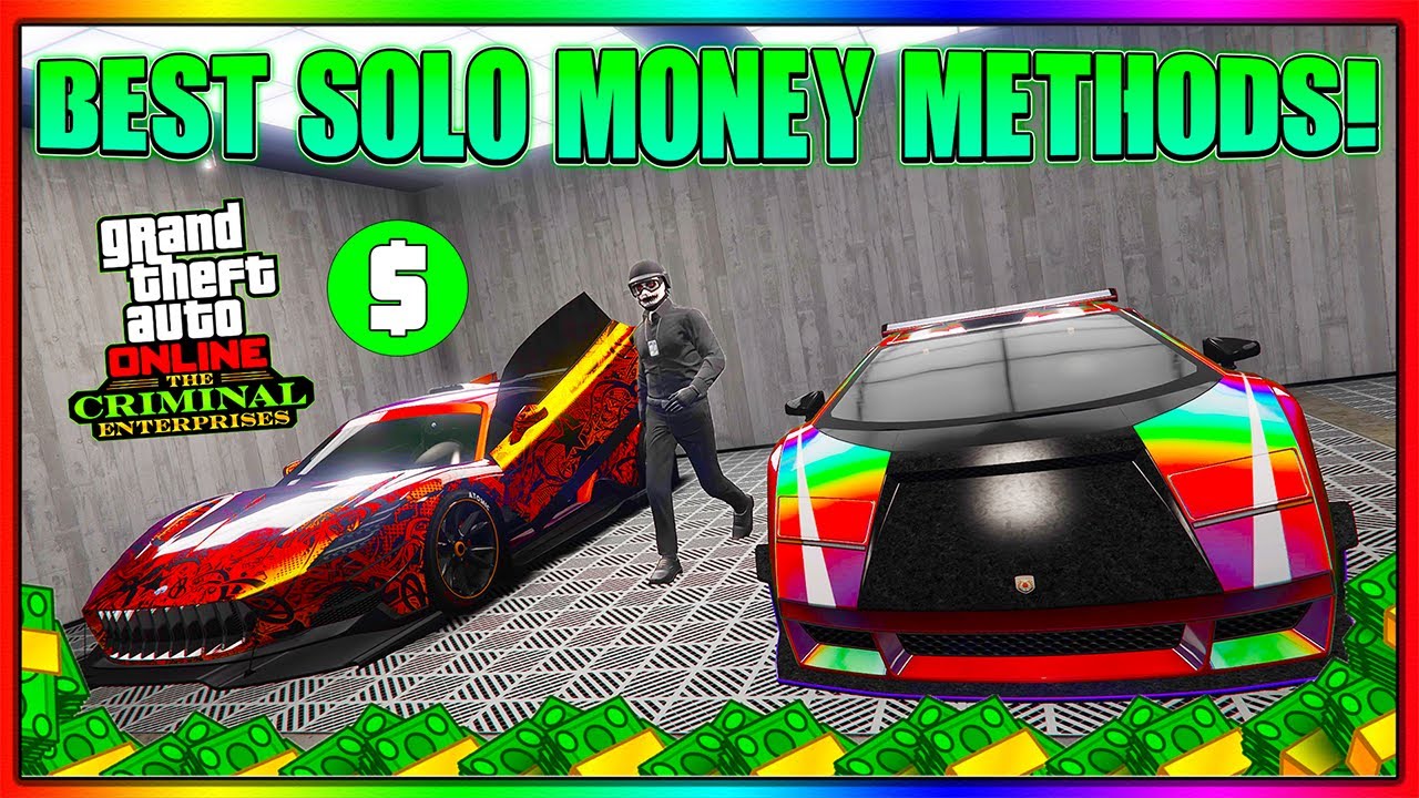 SOLO TOP 5 Best Ways To Earn Money In GTA Online The Criminal 