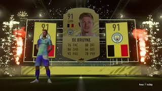 Kevin De Bruyne Out Of An Ultimate Pack Fifa 21 Ultimate Team Icon Swaps Packs
