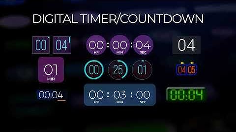Easy Time | Timer / Countdown Toolkit - After Effects Template
