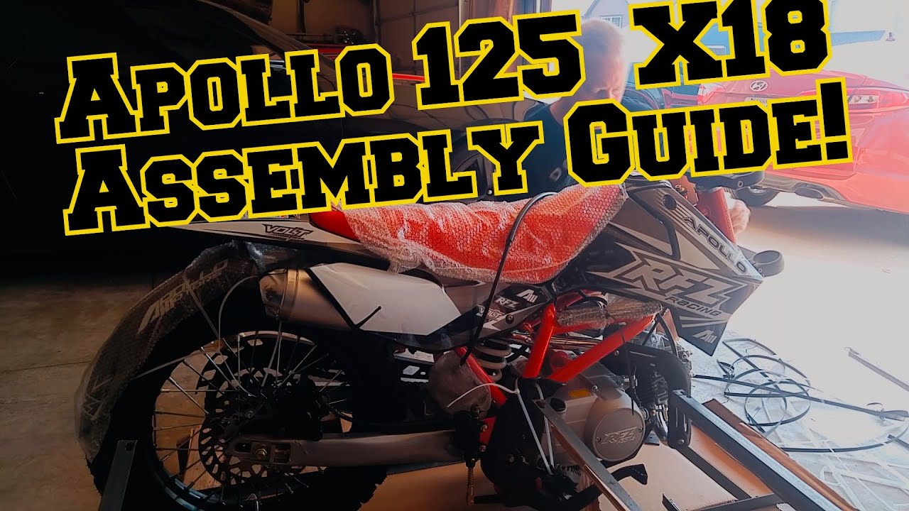 Apollo 125 X18 Dirt Bike Assembly and Installation Guide (DIY) YouTube