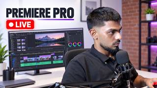 🎬 LIVE 🔴 VIDEO EDITING IN ADOBE PREMIERE PRO