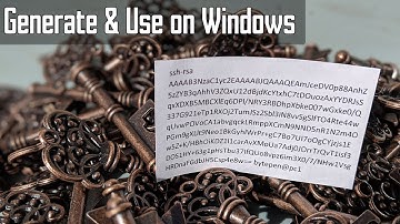 SSH Keys: Generate and Use on Windows