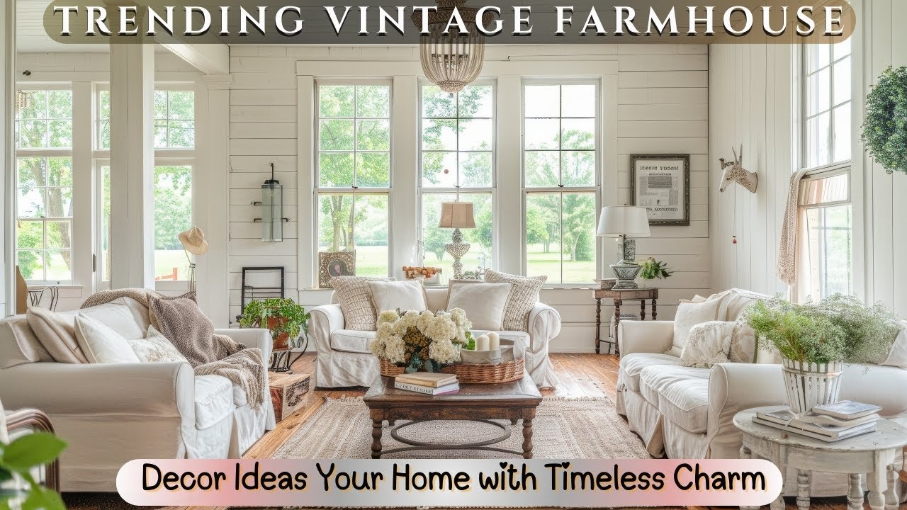 Trending Vintage Farmhouse Decor Ideas: Transform Your Home with ...