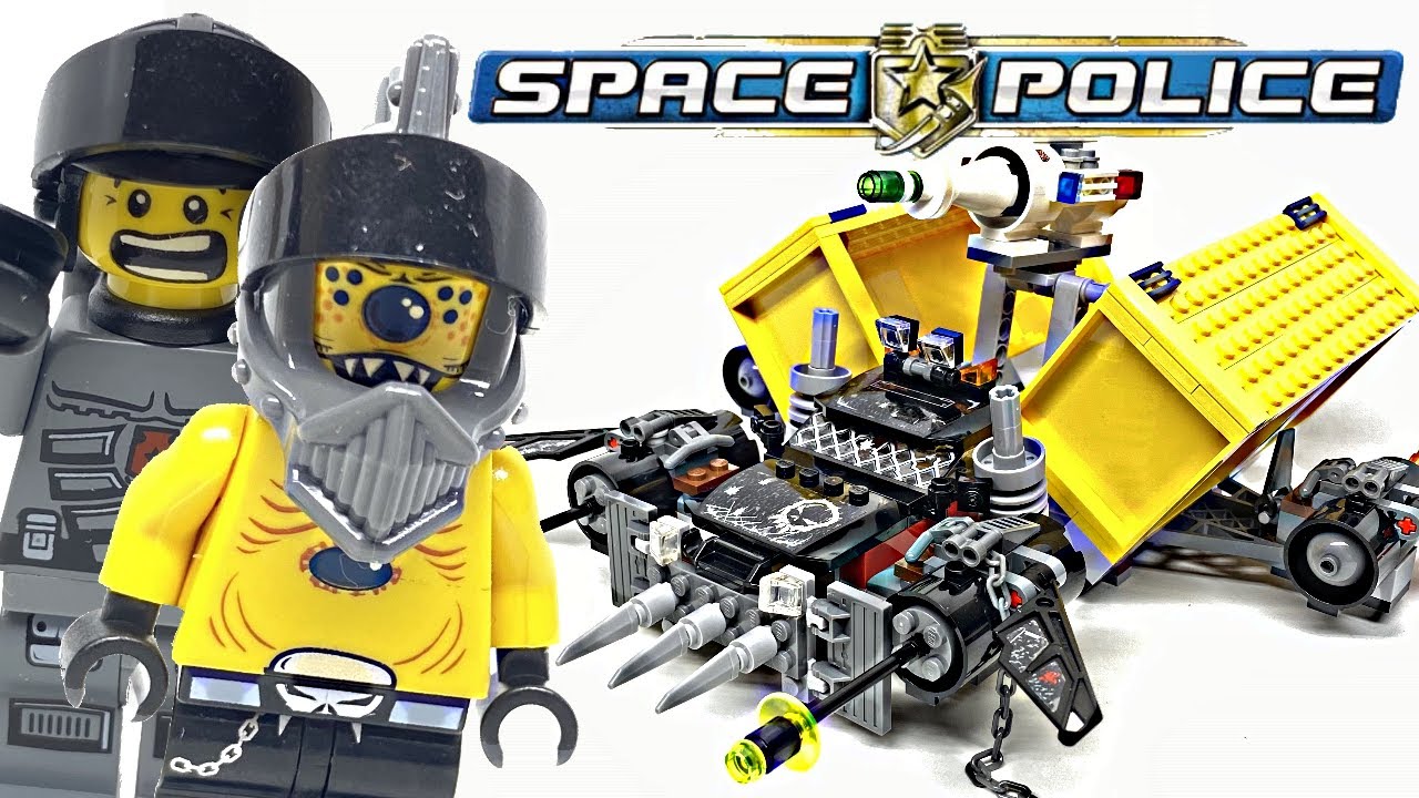 phantom initial Saucer LEGO Space Police Space Truck Getaway review! 2009 set 5972! - YouTube