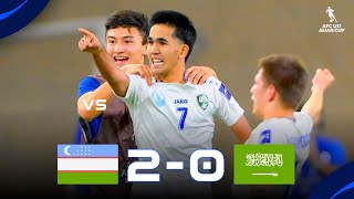 Uzbekistan 2-0 Saudi Arabia | Highlights | AFC U17 Asian Cup FINAL