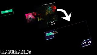 Redoing My Games Ui Speedpaint With Jazz