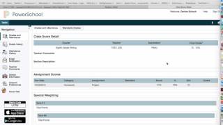 How to View Grades and Standards Grades in PowerSchool