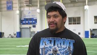 INTERVIEW: Lions All-Pro Penei Sewell shares smiles off the field, is absolutely menacing on it