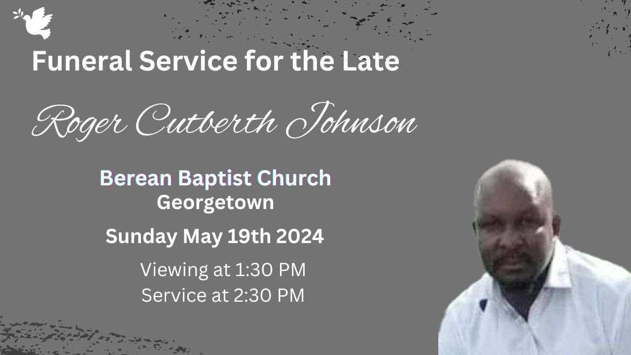 Roger Cutberth Johnson - Funeral Service - YouTube