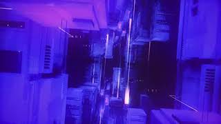 Inside Of Futuristic Computer System Room