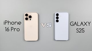 Samsung S25 vs iPhone 16 Pro Speed Test & Camera Comparison 