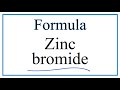 Zinc Bromide Chemical Properties