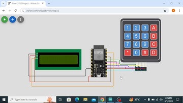 Esp32+Keypad 4x4 +Lcd i2c | Wokwi Simulator | Esp32 | Arduino | Arduino Titan
