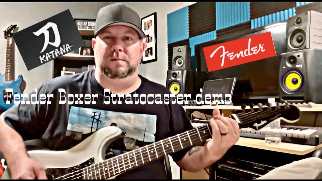 Fender MIJ Boxer HH Stratocaster quick jam.  