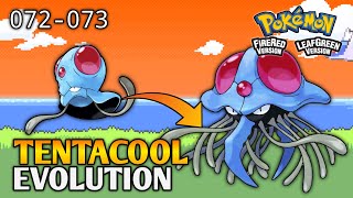 Tentacool Evolves Into Tentracruel In Pokemon Fire Red & Leaf Green | Kanto Pokedex