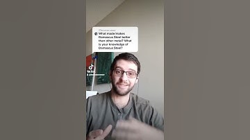 Damascus steel means two different things. #sword#metal#steel#damascus#history#metallurgy #nerd