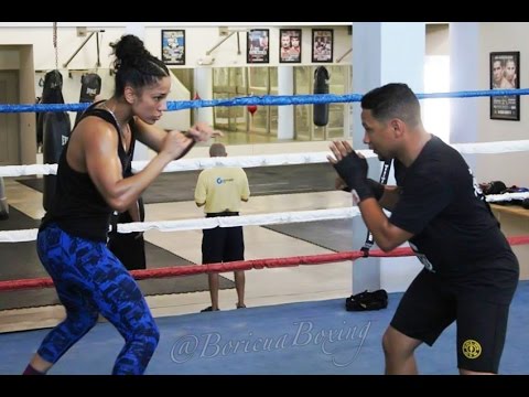 Boricua Champions AMANDA SERRANO and IVAN CALDERON Sparring in Puerto Rico! (#LatinFury)