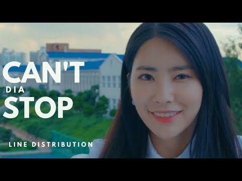 DIA 다이아 - CAN'T STOP 듣고싶어 || Line Distribution