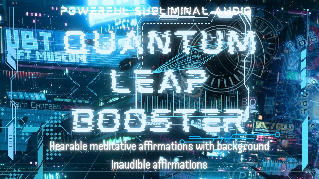 ✦ Quantum Leap ✦ powerful subliminal booster + hearable affirmations (meditative subliminal)