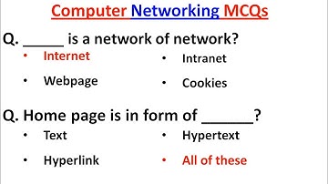 Top 50 Computer Networking MCQ in hindi | Computer Networking Most Important MCQs