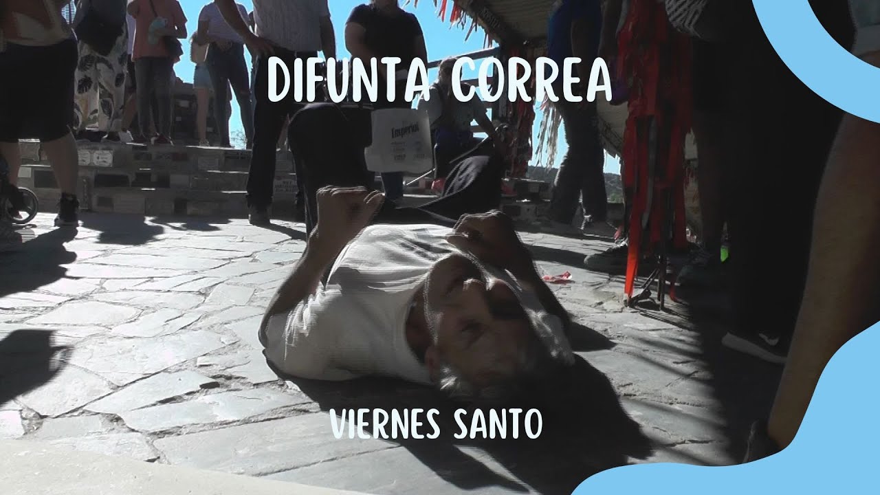 Promesantes en Difunta Correa el Viernes Santo
