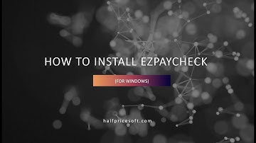 How to Install ezPaycheck Payroll Software (for Windows)