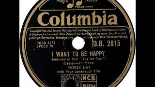 Doris Day - I Want To Be Happy